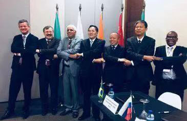 Vice Minister of Commerce Qian Keming led a delegation to attend the fifth BRICS International Competition Conference